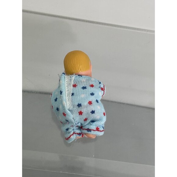 Vintage Mattel Barbie Infant Doll Blue Outfit Stars - Picture 3 of 4